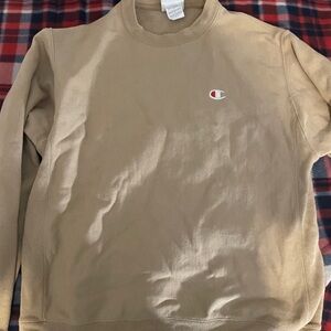 Champion Beige Crewneck Sweater